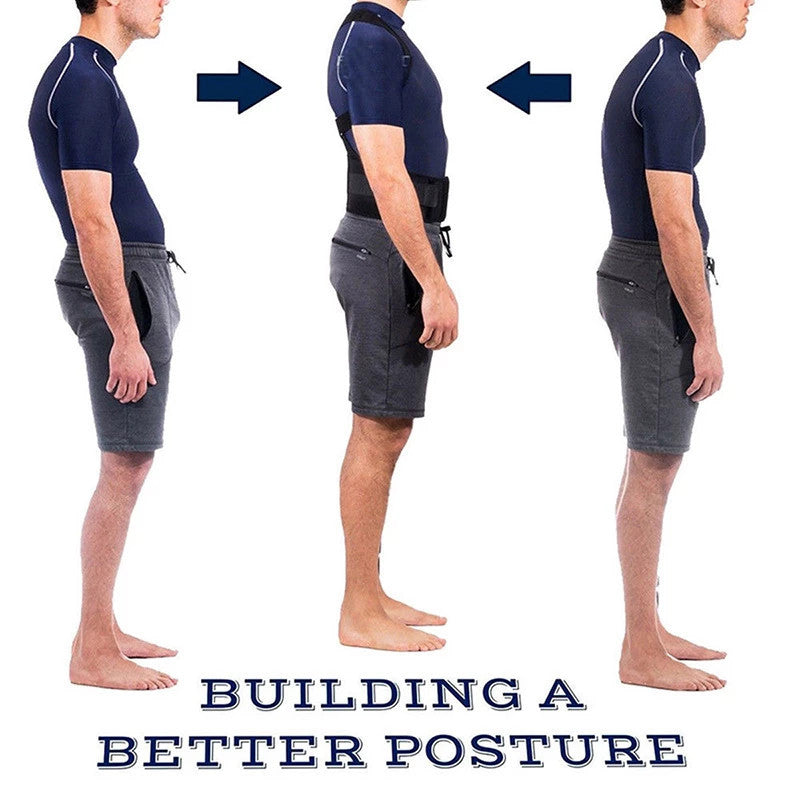 Kyphotone Back Posture Corrector Shoulder Straight Strap worn under shirt