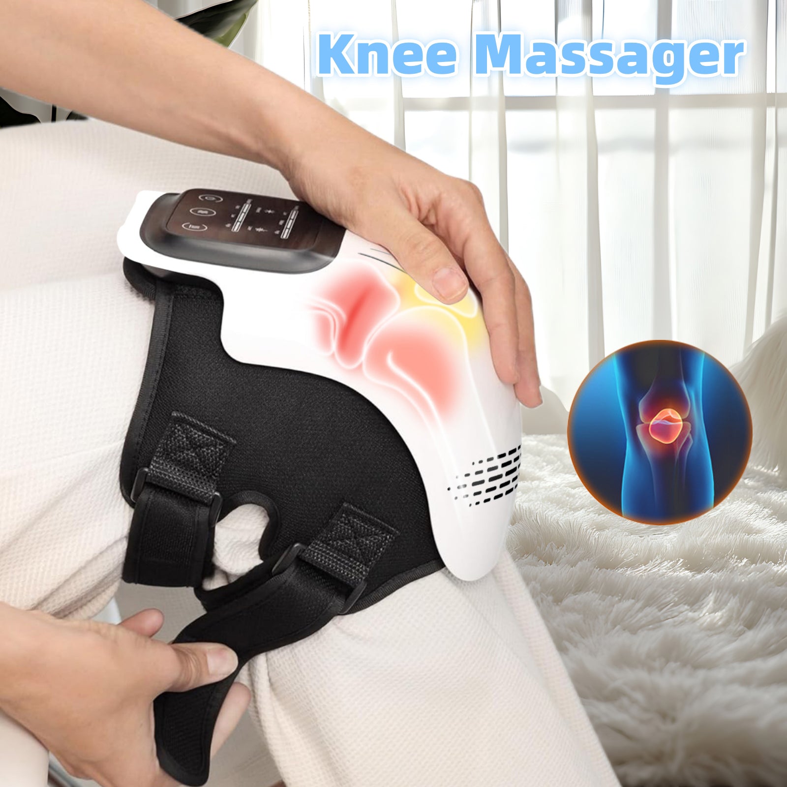 Intelligent Home Knee Massager with adjustable heat