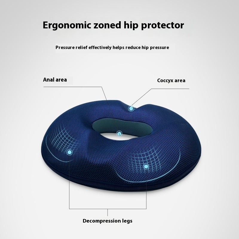 Thick Circular Memory Foam Breathable Cushion