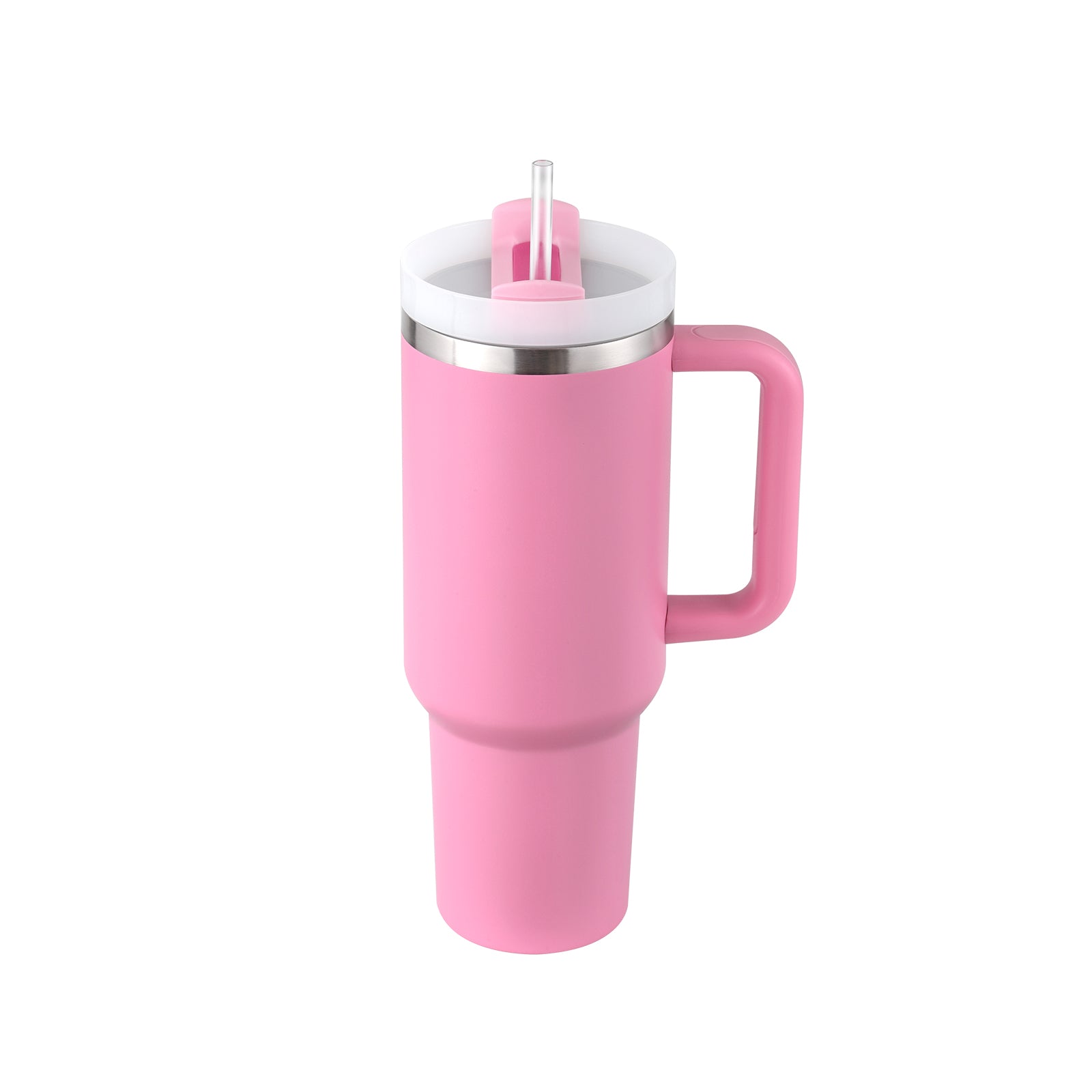 40 Oz Tumbler With Handle Straw Insulated