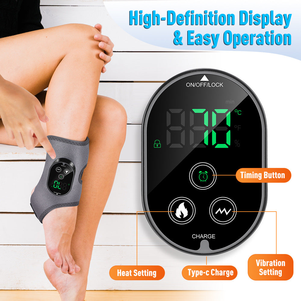 Portable Hot Compress Vibration Foot Massager heat function