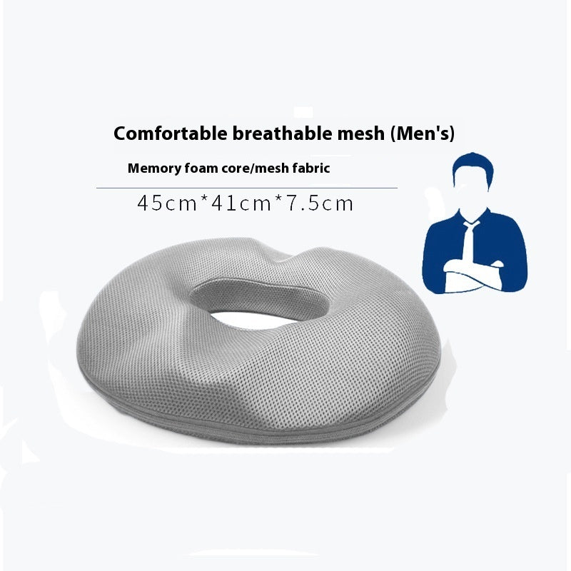 Thick Circular Memory Foam Breathable Cushion