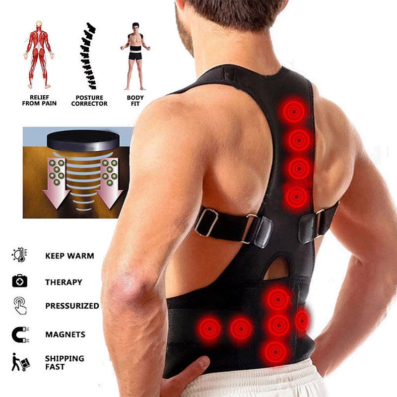 Kyphotone Back Posture Corrector Shoulder Straight Strap worn under shirt