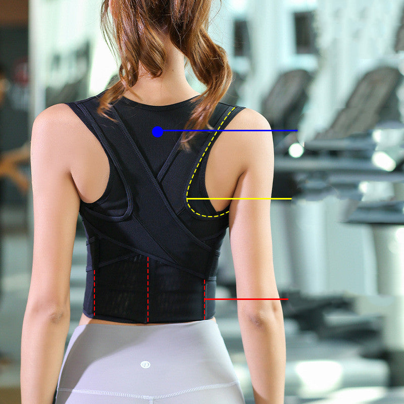 Invisible Posture Corrector worn under shirt