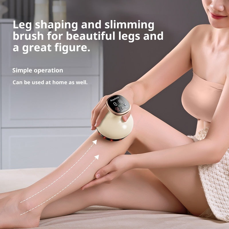 Electric Meridian Brush Massager handheld design